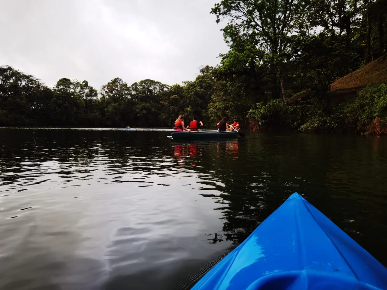Kayak on Arenal Lake